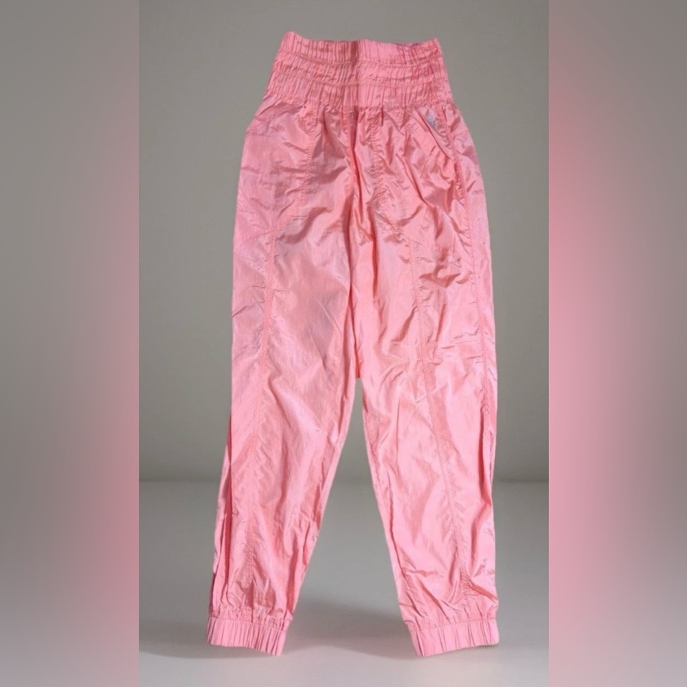 Dreamy Pink FP Movement Parachute Joggers 🌸 Balletcore Y2K Energy Ballon Pants